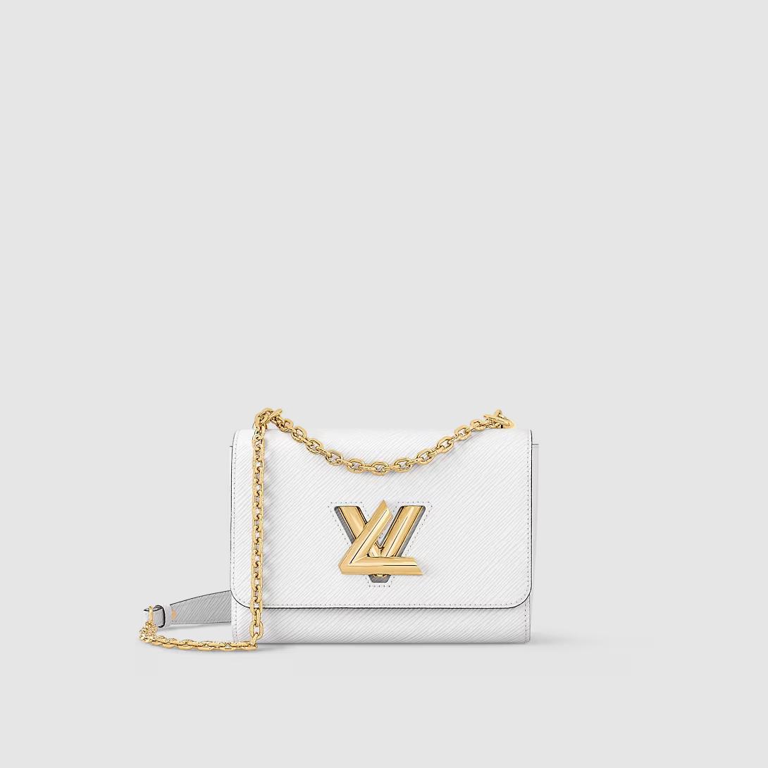 Túi Louis Vuitton Twist Mm Epi Nữ Trắng Vàng